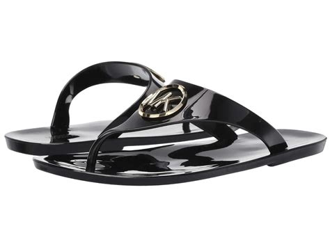 macys michael kors flip flops|Michael Kors jelly flip flops.